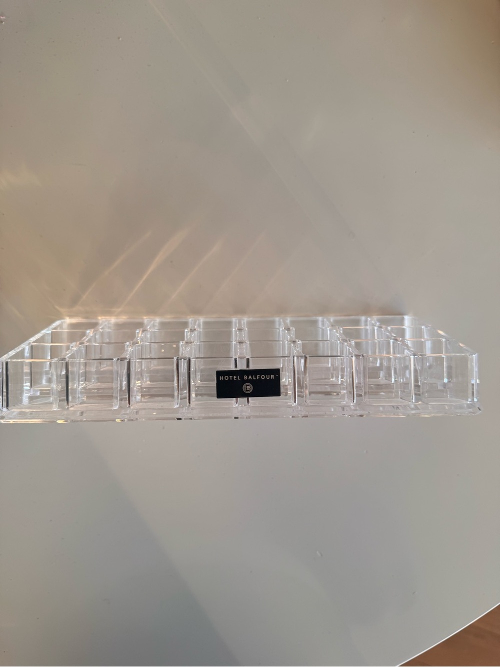 Clear Acrylic Makeup Organizer - 24 Compartment